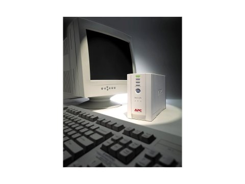APC Back-UPS CS 350 - UPS - AC 230 V - 210 wat - 350 VA - RS-232, USB - złącza wyjściowe: 4 - beżowy