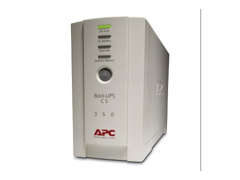 APC Back-UPS CS 350 - UPS - AC 230 V - 210 wat - 350 VA - RS-232, USB - złącza wyjściowe: 4 - beżowy
