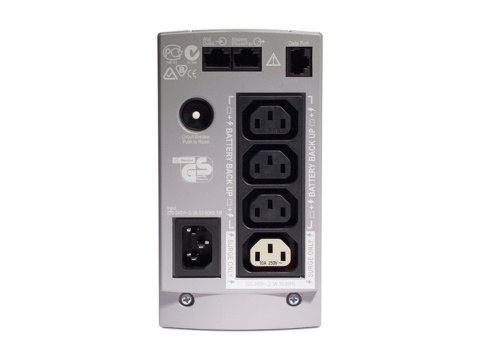 APC Back-UPS CS 500 - UPS - AC 230 V - 300 wat - 500 VA - RS-232, USB - złącza wyjściowe: 4 - beżowy