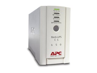 APC Back-UPS CS 650 - UPS - AC 230 V - 400 wat - 650 VA - RS-232, USB - złącza wyjściowe: 4 - beżowy