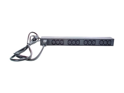 APC Basic Rack-Mount PDU - Linka dystrybucji zasilania (montowany w stojaku) - AC 208/230 V - wejście: IEC 60320 C20 - złącza wy