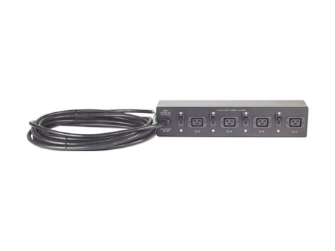 APC Basic Rack PDU - Linka dystrybucji zasilania (montowany w stojaku) - AC 230 V - wejście: stałe - złącza wyjściowe: 4 (IEC 60
