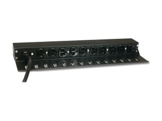 APC Cord Retention Bracket - Zestaw do zarządzania przewodami - czarny - 1U - dla P/N: AP6003A, AP7554, AP7555A, AP7557, AP7557N
