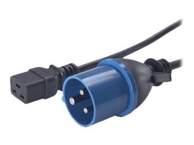 APC - Kabel zasilający - IEC 60320 C19 do IEC 60309 (M) - 2.5 m - czarny - dla P/N: SMT2200I-AR, SMT2200R2I-AR, SMT3000I-AR, SMT