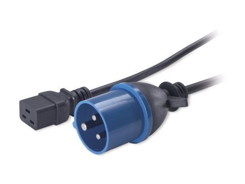APC - Kabel zasilający - IEC 60320 C19 do IEC 60309 (M) - 2.5 m - czarny - dla P/N: SMT2200I-AR, SMT2200R2I-AR, SMT3000I-AR, SMT