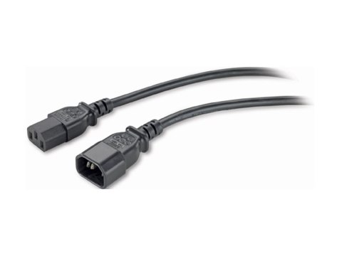 APC - Kabel zasilający - power IEC 60320 C13 do IEC 60320 C14 - 2.4 m - czarny - dla P/N: SCL500RMI1U, SCL500RMI1UC, SCL500RMI1U