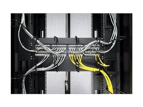 APC - Organizer do kabli - czarny - 2U - dla NetShelter EP; NetShelter ES; NetShelter SX; Netshelter VS; Netshelter VX; NetShelt