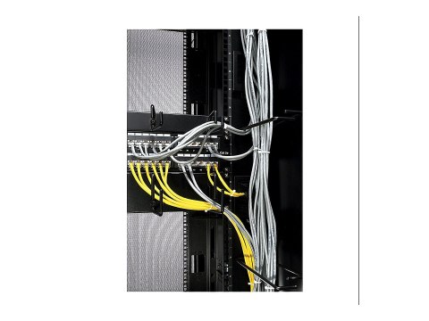 APC - Organizer do kabli - czarny - 2U - dla NetShelter EP; NetShelter ES; NetShelter SX; Netshelter VS; Netshelter VX; NetShelt