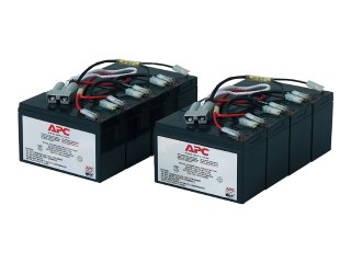 APC Replacement Battery Cartridge #12 - Bateria do UPSa - 2 x bateria - kwasowo-ołowiowy - czarny - dla P/N: DL5000RMT5U, SU3000