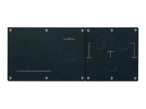 APC Service Bypass Panel - Przełącznik obejściowy (montowany w stojaku) - AC 200/240 V - złącza wyjściowe: 3 - 4U - 19" - czarny