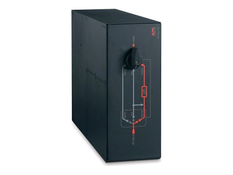 APC Service Bypass Panel - Przełącznik obejściowy (montowany w stojaku) - AC 200/240 V - złącza wyjściowe: 3 - 4U - 19" - czarny