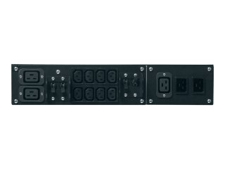 APC Service Bypass Panel - Przełącznik obejściowy (montowany w stojaku) - AC 230 V - złącza wyjściowe: 10 - 2U - 19" - czarny - 