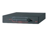 APC Service Bypass Panel - Przełącznik obejściowy (montowany w stojaku) - AC 230 V - złącza wyjściowe: 10 - 2U - 19" - czarny - 
