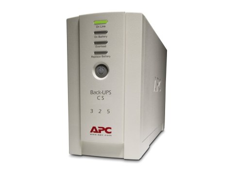 APC Back-UPS CS 325 - UPS - AC 230 V - 210 wat - 350 VA - złącza wyjściowe: 4 - beżowy