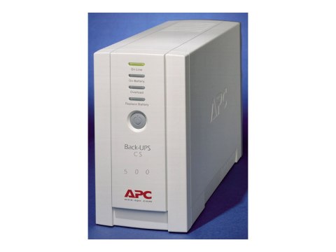 APC Back-UPS CS 500 - UPS - AC 120 V - 300 wat - 500 VA - 1 faza - złącza wyjściowe: 6 - beżowy - APC Take-Back - dla P/N: AR106