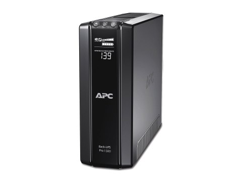 APC Back-UPS Pro 1500 - UPS - AC 230 V - 865 wat - 1500 VA - RS-232, USB - złącza wyjściowe: 10 - czarny