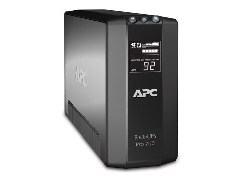 APC Back-UPS RS LCD 700 Master Control - UPS - AC 120 V - 420 wat - 700 VA - 1 faza - USB - złącza wyjściowe: 6 - czarny - APC T