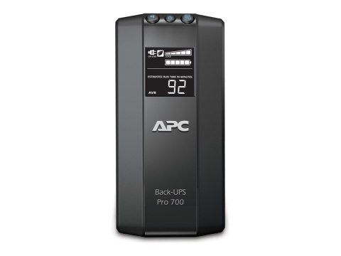 APC Back-UPS RS LCD 700 Master Control - UPS - AC 120 V - 420 wat - 700 VA - 1 faza - USB - złącza wyjściowe: 6 - czarny - APC T