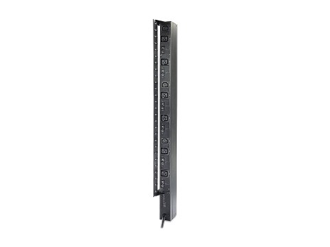 APC Basic Rack PDU Zero U - Jednostka dystrybucji zasilania (montowany w stojaku) - AC 400 V - 22 kW - złącza wyjściowe: 9 (powe