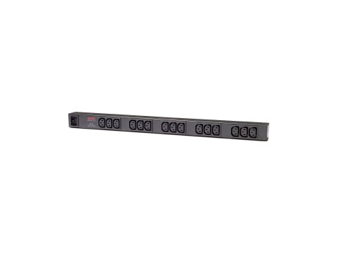 APC Basic Rack PDU Zero U - Linka dystrybucji zasilania (montowany w stojaku) - AC 120/208/230 V - wejście: IEC 60320 C20 - złąc