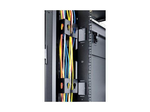 APC Cable Containment Brackets with PDU Mounting - Wsporniki montażowe PDU - czarny - dla NetShelter SX