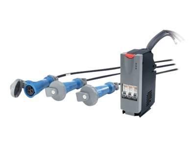 APC IT Power Distribution Module - Automatyczne odcięcie obwodu (moduł podłączany) - AC 400 V - trójfazowa - złącza wyjściowe: 3