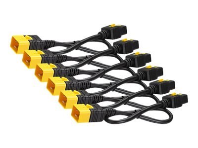 APC - Kabel zasilający - IEC 60320 C19 do IEC 60320 C20 - 16 A - na zatrzask - czarny - dla P/N: SMT2200I-AR, SMT2200R2I-AR, SMT