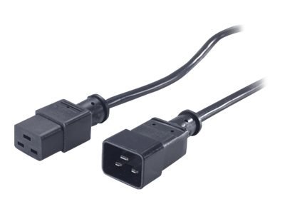 APC - Kabel zasilający - IEC 60320 C19 do IEC 60320 C20 - czarny - dla P/N: AP98892F, AP98894F, AP98896F, SUVTR30KHS, SUVTR40KH4