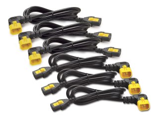 APC - Kabel zasilający - power IEC 60320 C13 do IEC 60320 C14 - 10 A - 1.22 m - złącze 90° - czarny - Ameryka Północna - dla P/N
