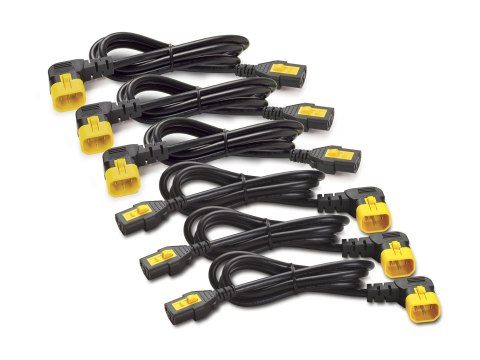 APC - Kabel zasilający - power IEC 60320 C13 do IEC 60320 C14 - 10 A - złącze 90° - czarny - Ameryka Północna - dla P/N: SCL500R