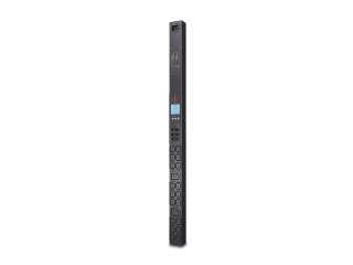 APC Metered Rack PDU - Linka dystrybucji zasilania (montowany w stojaku) - AC 200/208/230 V - RS-232 - wejście: IEC 60320 C20 - 
