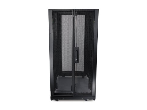 APC NetShelter SX - Stojak - czarny - 24U - 19" - Zgodność z TAA - dla P/N: SMTL1500RM3UC, SMTL1500RMI3UC, SRT3000XLAUS, SRTL3KR