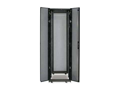 APC NetShelter SX - Stojak - czarny - 48U - 19" - Zgodność z TAA - dla P/N: SMT2200I2U-BR, SRT1000XLA, SRT1500XLA, SRT2200XLA, S