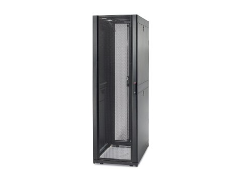 APC NetShelter SX - Stojak - czarny - 48U - 19" - Zgodność z TAA - dla P/N: SMT2200I2U-BR, SRT1000XLA, SRT1500XLA, SRT2200XLA, S