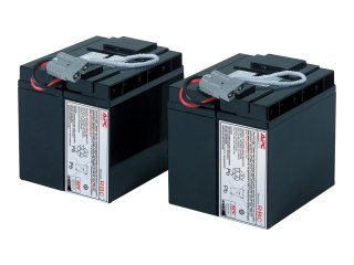 APC Replacement Battery Cartridge #55 - Bateria do UPSa - kwasowo-ołowiowy - 2-komorowa - czarny - dla P/N: SMT2200C, SMT2200I-A