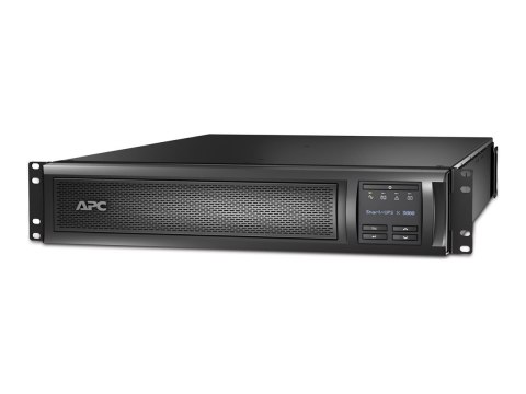 APC Smart-UPS X 3000 Rack/Tower LCD - UPS - AC 208/230 V - 2.7 kW - 3000 VA - 1 faza - Ethernet 10/100, RS-232 - złącza wyjściow