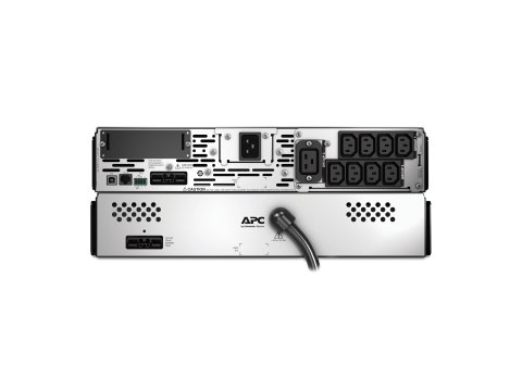 APC Smart-UPS X 3000 Rack/Tower LCD - UPS - AC 208/230 V - 2.7 kW - 3000 VA - 1 faza - RS-232, USB - złącza wyjściowe: 11 - 2U -