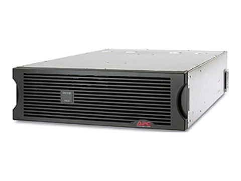 APC Smart-UPS XL 48V Battery Pack - Obudowa baterii (montowany w stojaku) - 2 x bateria - kwasowo-ołowiowy - 3U - czarny - dla P