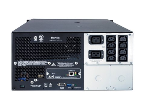 APC Smart-UPS - UPS - AC 230 V - 4 kW - 5000 VA - Ethernet 10/100, RS-232 - złącza wyjściowe: 10 - 5U - czarny - dla P/N: AR3105