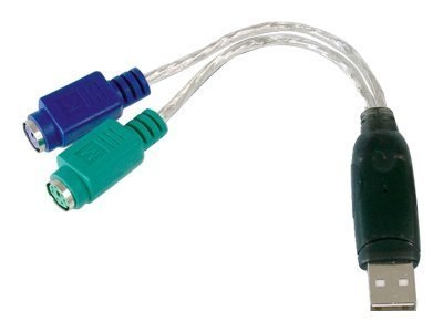 DIGITUS DA-70118 - Przejściówka klawiatury/myszy - USB