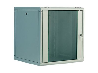 DIGITUS SoHoline DN-19 12-U - Szafa - do montażu na ścianie - szary, RAL 7035 - 12U - 19"