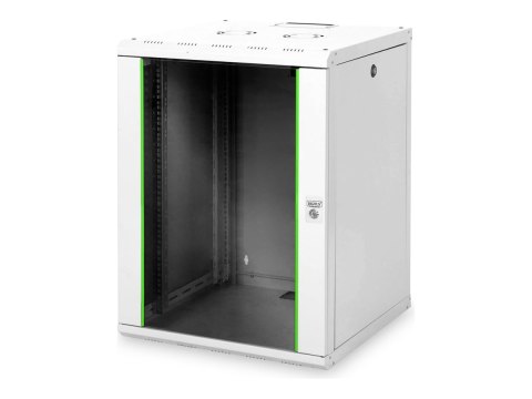 DIGITUS SoHoline DN-19 16U-6/6 - Szafa - do montażu na ścianie - szary, RAL 7035 - 16U - 19"