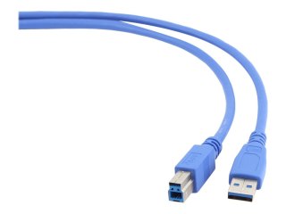 Gembird - Kabel USB - USB Typ A (M) do USB Type B (M) - USB 3.0 - 1.8 m - odlewany - niebieski