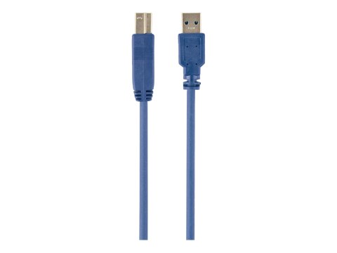 Gembird - Kabel USB - USB Typ A (M) do USB Type B (M) - USB 3.0 - 1.8 m - odlewany - niebieski