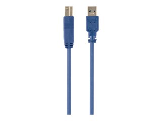 Gembird - Kabel USB - USB Typ A (M) do USB Type B (M) - USB 3.0 - 3 m - odlewany - niebieski
