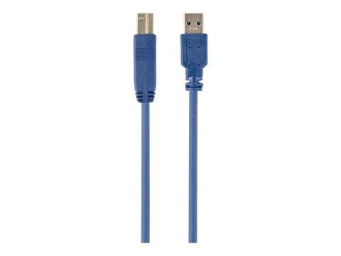 Gembird - Kabel USB - USB Typ A (M) do USB Type B (M) - USB 3.0 - 3 m - odlewany - niebieski