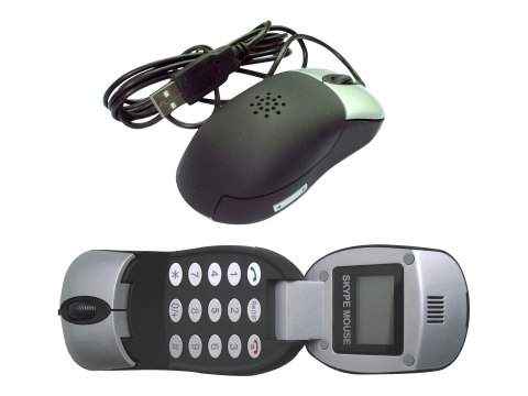 Gembird SKY-M1 - Mysz - optyczna - 3 przyciski - przewodowa - USB - czarny ze srebrnym
