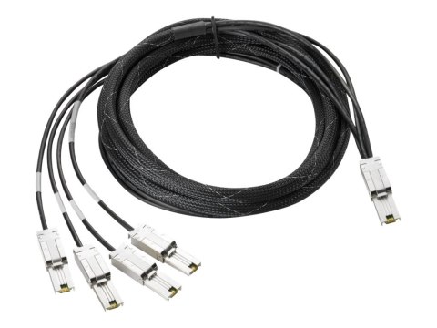 HPE - Kabel zewnętrzny SAS - 4 pasma - 26 pin 4x ekranowany Mini MultiLane SAS (SFF-8088) (M) do 26 pin 4x ekranowany Mini Multi