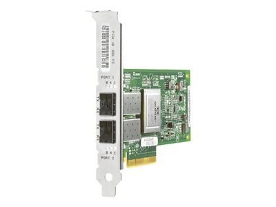 HPE StorageWorks 82Q - Przejściówka magistrali hosta - PCIe x8 niski profil - 8Gb Fibre Channel x 2 - objęcie remarketingiem - d