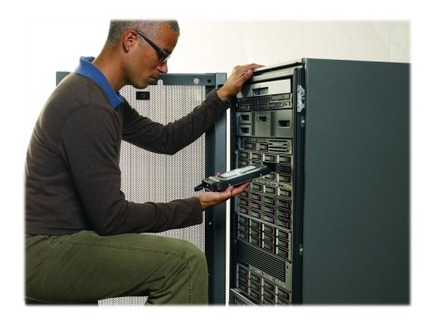 HPE StorageWorks MSL2024 - Biblioteka taśmowa - LTO Ultrium - maks. napędów: 2 - do montowania w stojaku - 2U - czytnik kodów kr